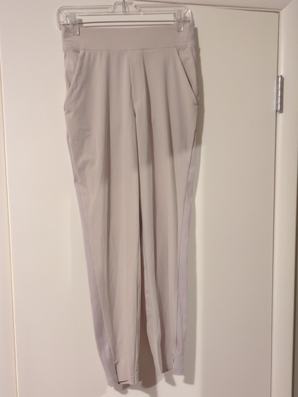 Athleta Light Gray Track Pants